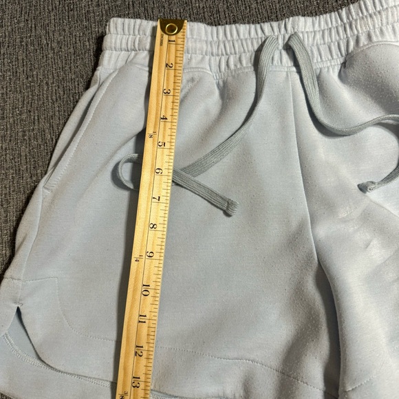 Rae Mode Scuba Tulip Shorts in Soft Blue - Picture 13 of 16